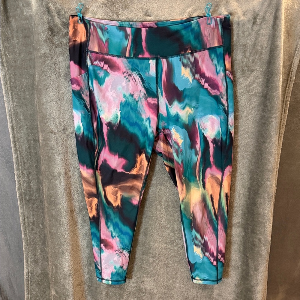 Tek Gear 2X Multicolor Women’s Leggings UltraStretch